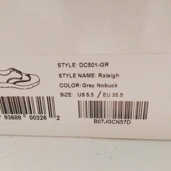 NIB Taupe Suede Wingtip Women's Drivers Derbys 5.5 MSRP $120 - REAL LEATHER!!! - Picture 12 of 12